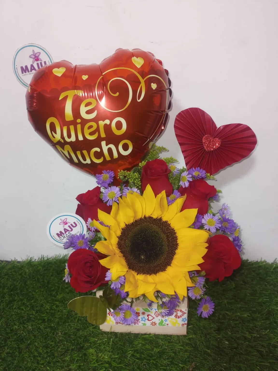 Arreglo floral corazon en ti