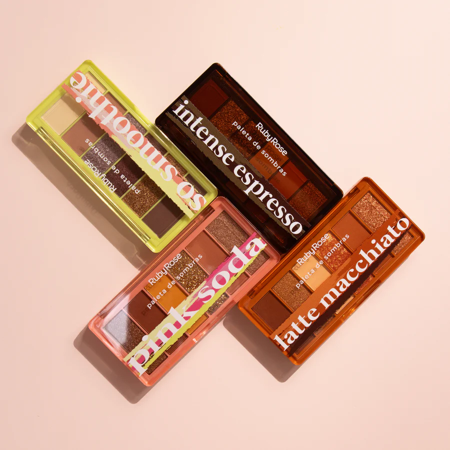 Paleta de Sombras Pink Soda Ruby Rose