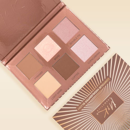 Paleta de Contorno, Iluminador MyK Cosmetics