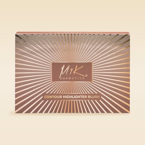 Paleta de Contorno, Iluminador MyK Cosmetics