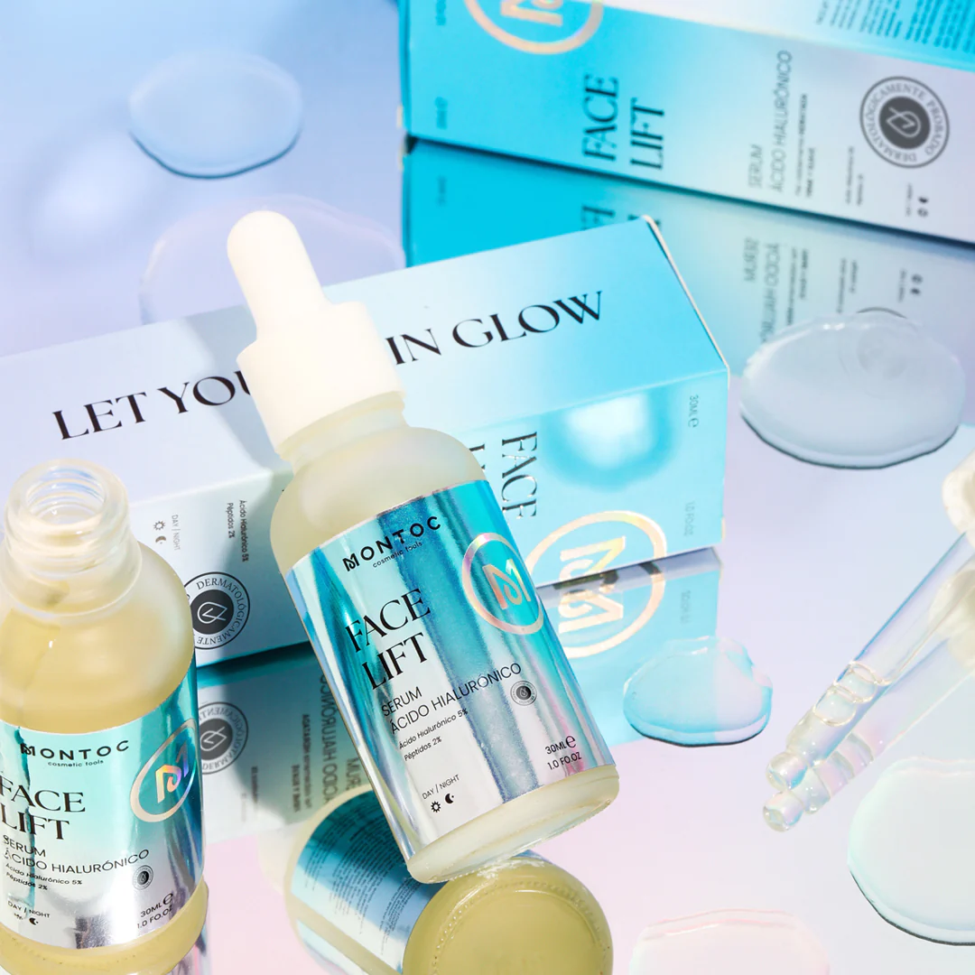 Sérum Facial MONTOC Face Lift con Ácido Hialurónico y Péptidos