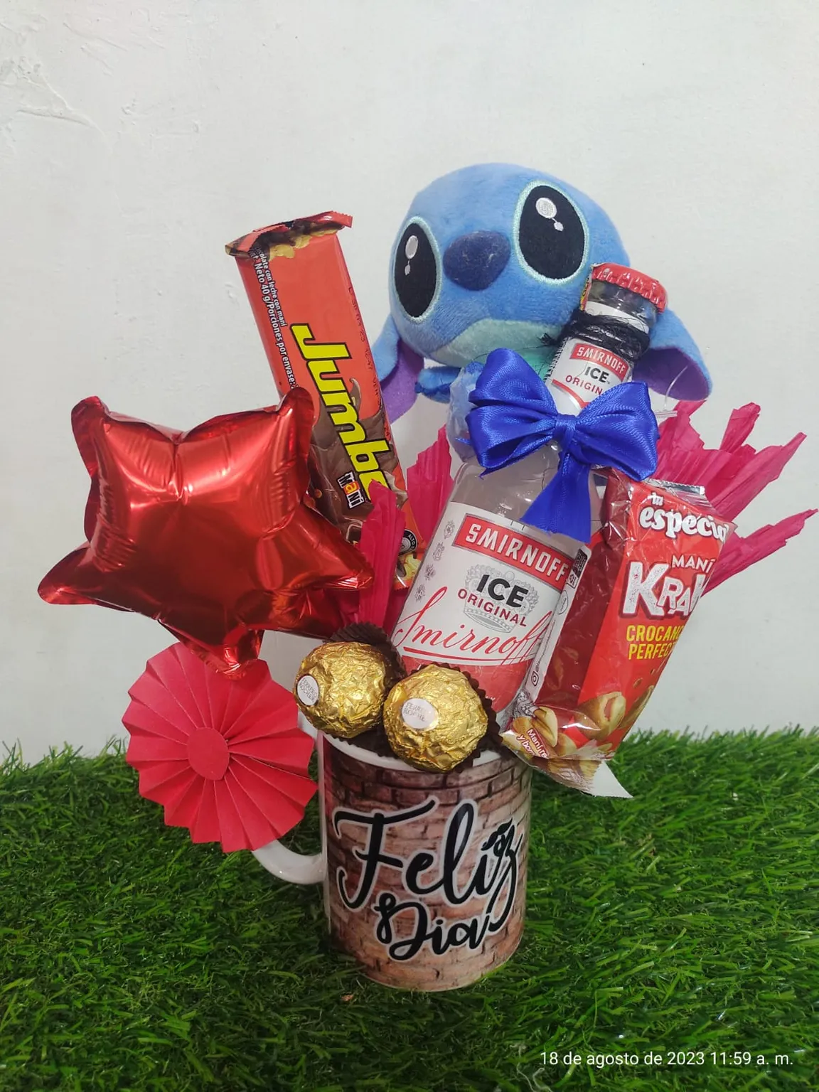 'Feliz Día' con Stitch, Smirnoff 