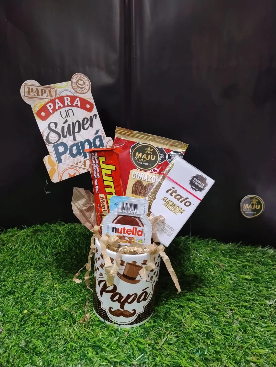 Kit de Regalo 'Súper Papá' con Taza y Delicias
