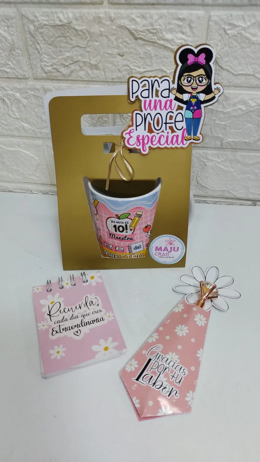 Set de Regalo para Profesora 'Profe Especial'
