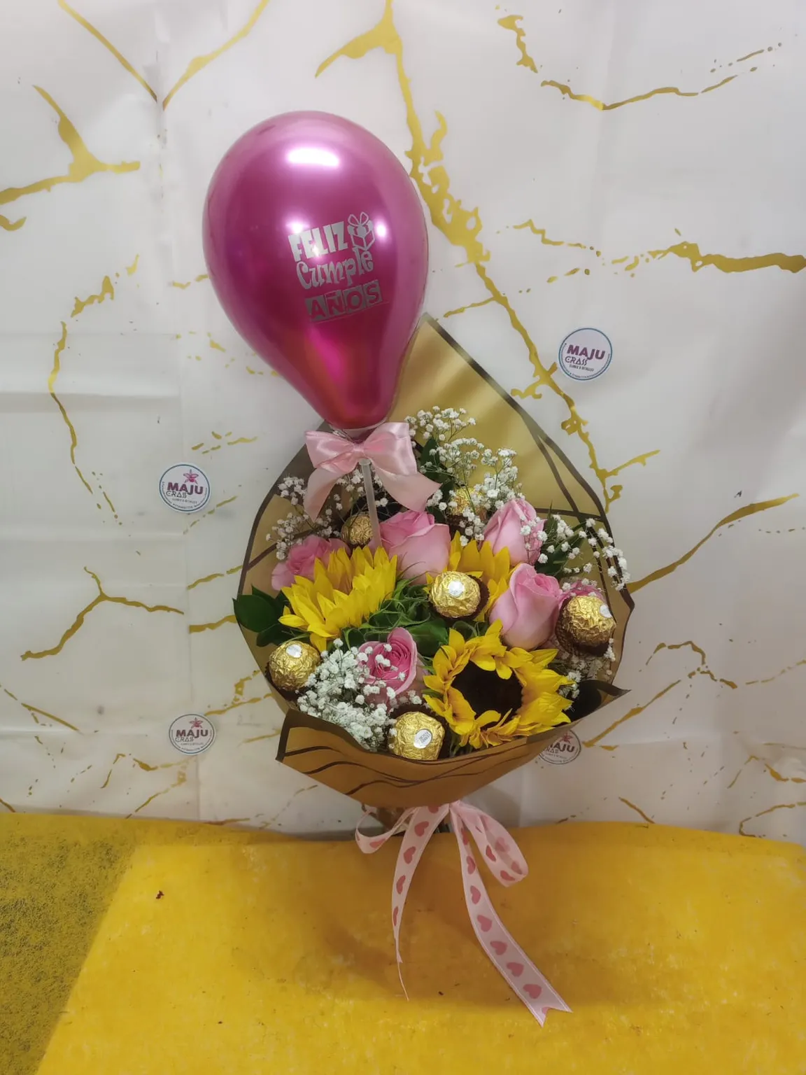 Bouquet de Cumpleaños rositas dulceras