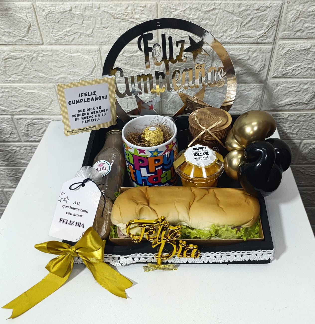 Desayuno/Merienda Especial 'Feliz Día y Cumpleaños'
