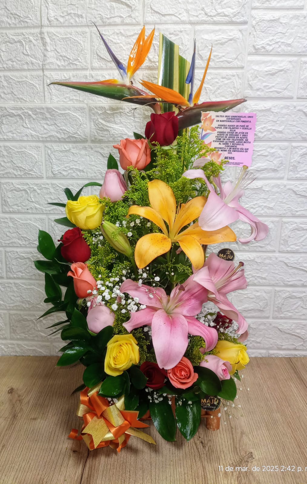 Arreglo Floral Exótico "Amanecer"