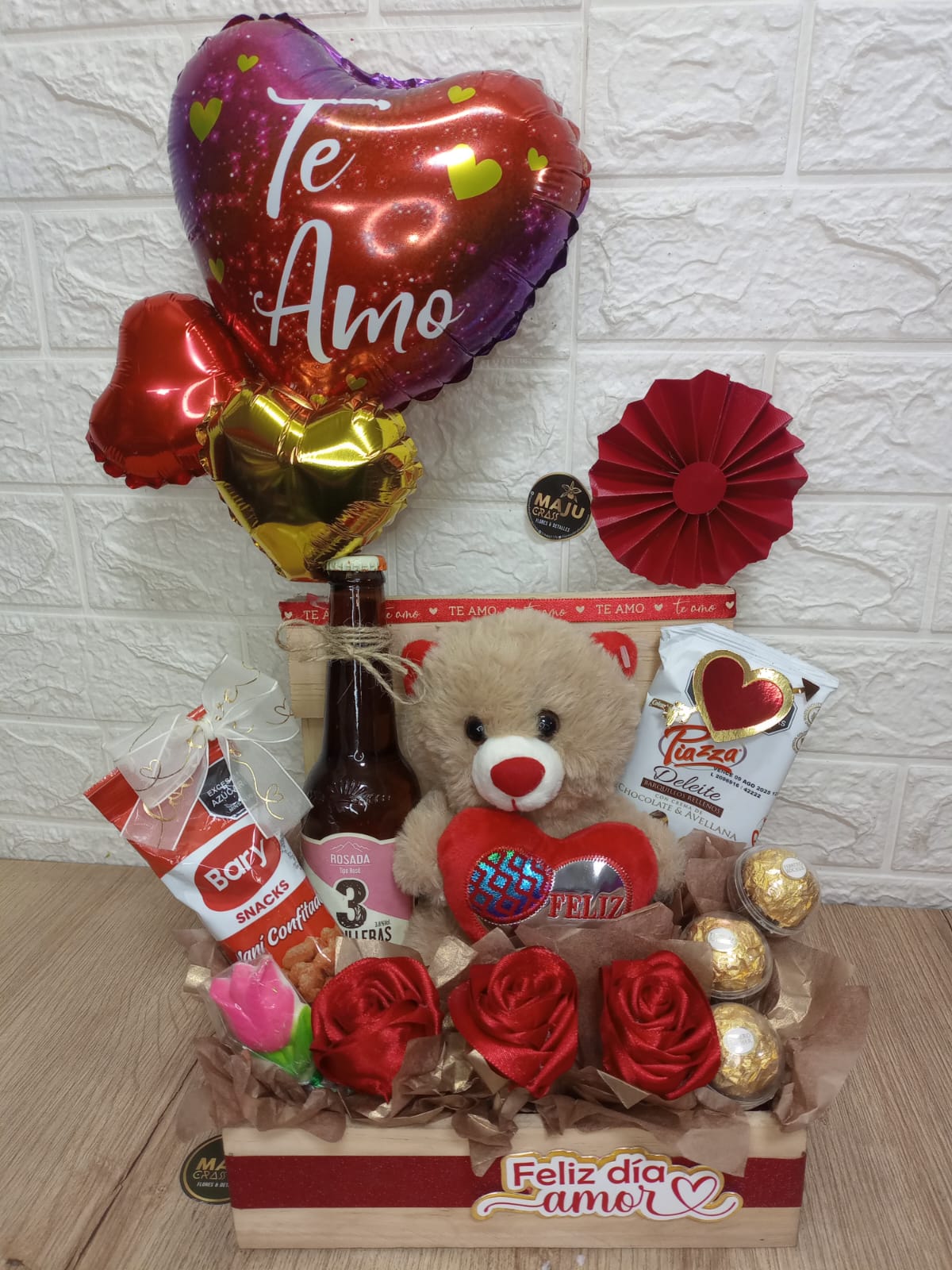 Caja Regalo Romántica "Te Amo" 