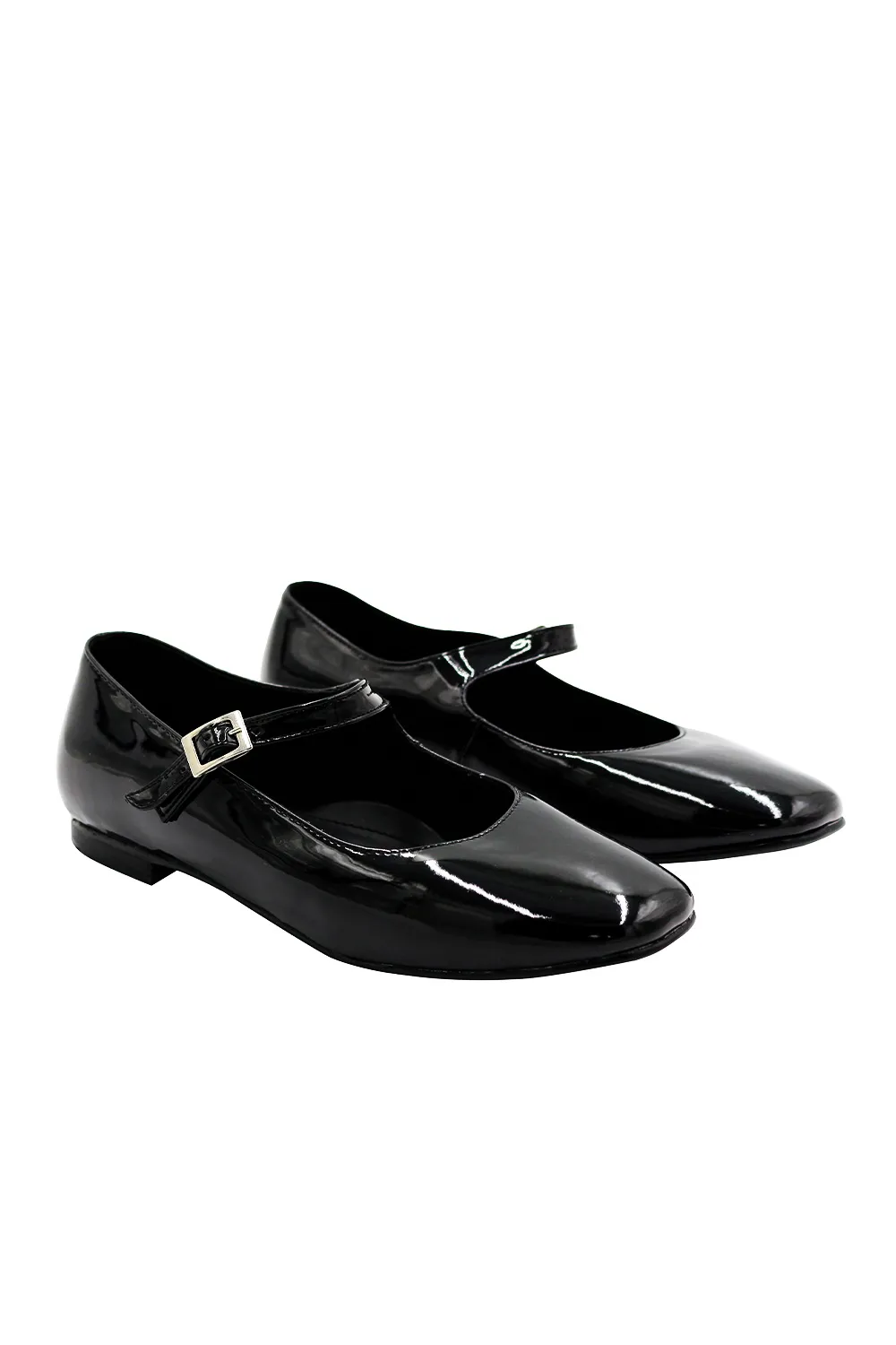 Zapatos Mary Jane Charol Negro