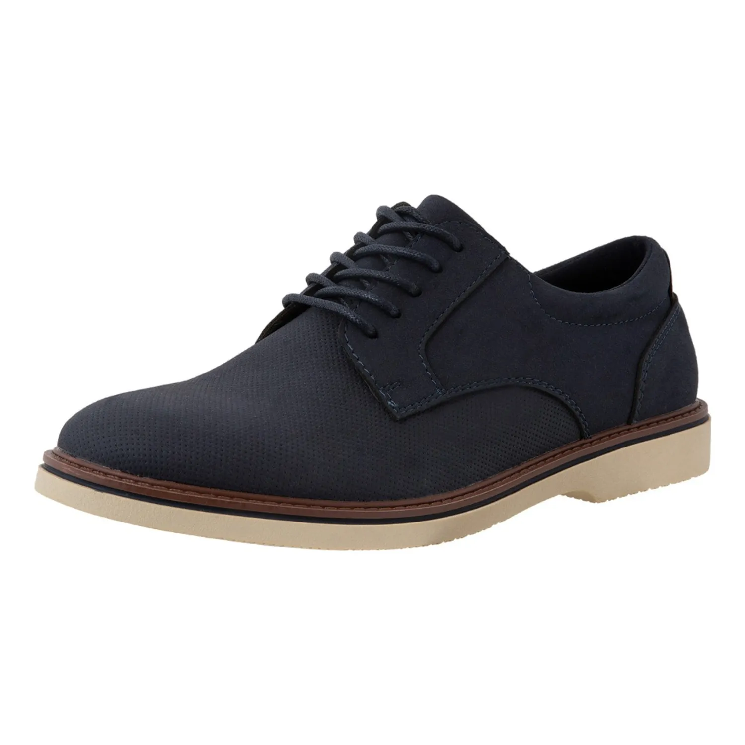 Zapatos Casuales Perforados Azules para Hombre