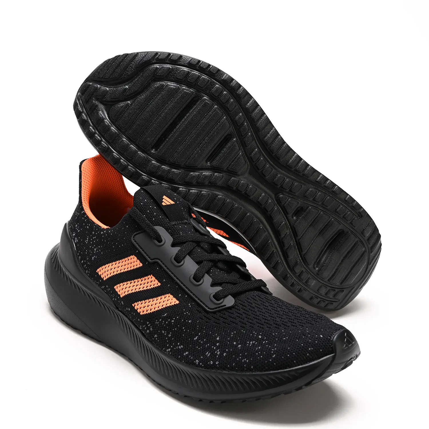 Zapatillas Deportivas Negras Naranja Running