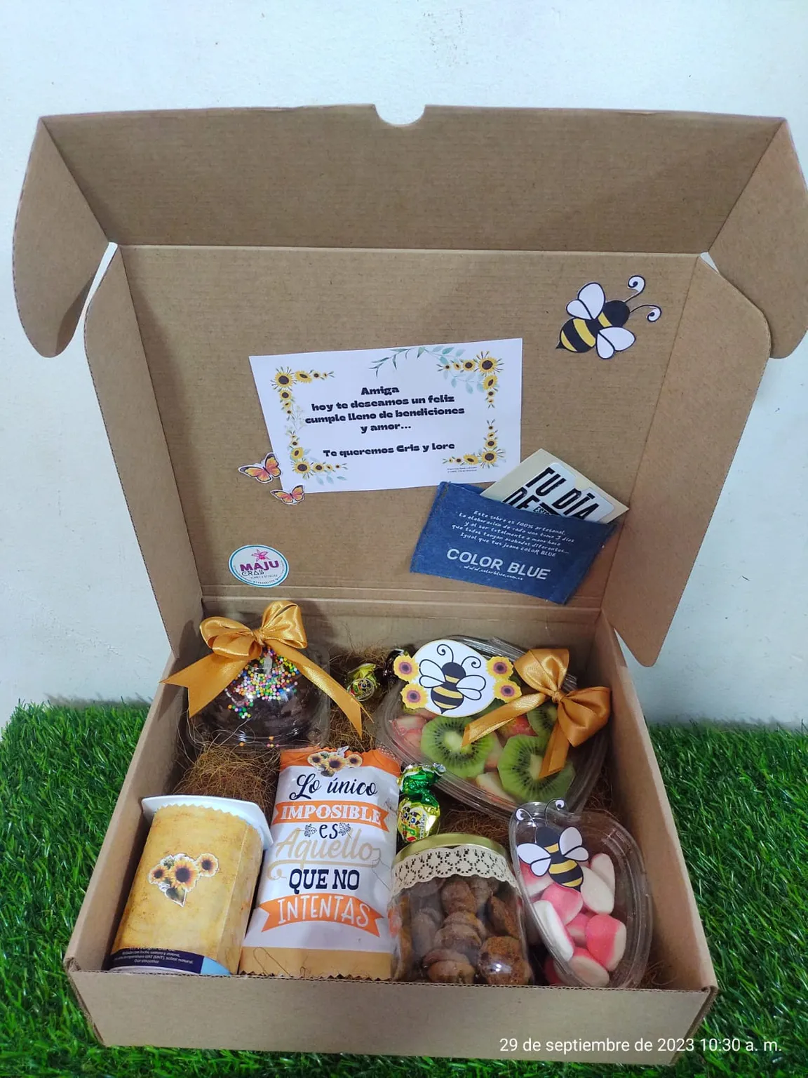 Box abejita feliz