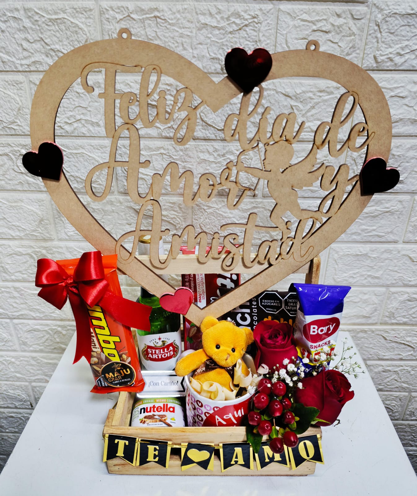 Caja de Regalo Feliz Día de Amor y Amistad