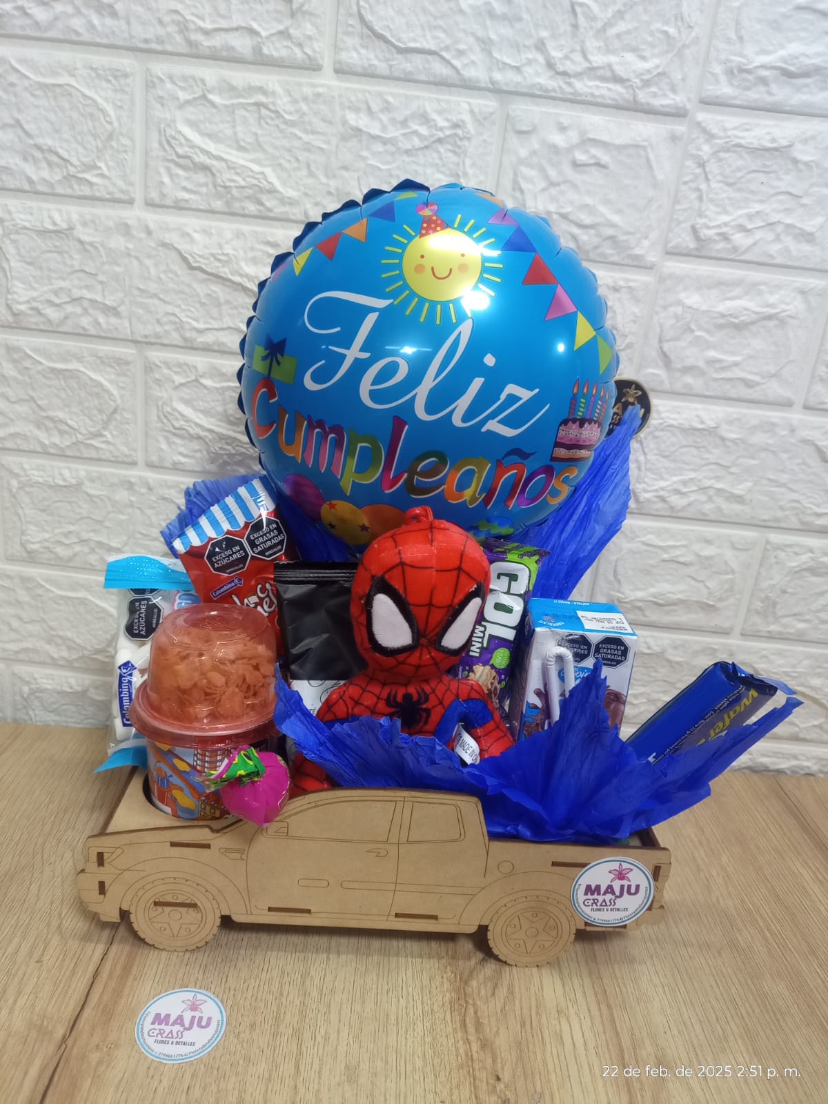 Kit de Cumpleaños Spiderman y Dulces