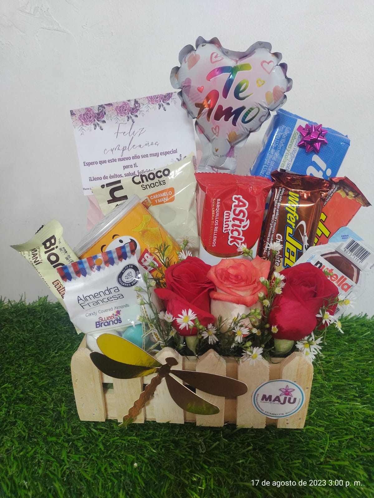  Romántica "Te Amo" tres