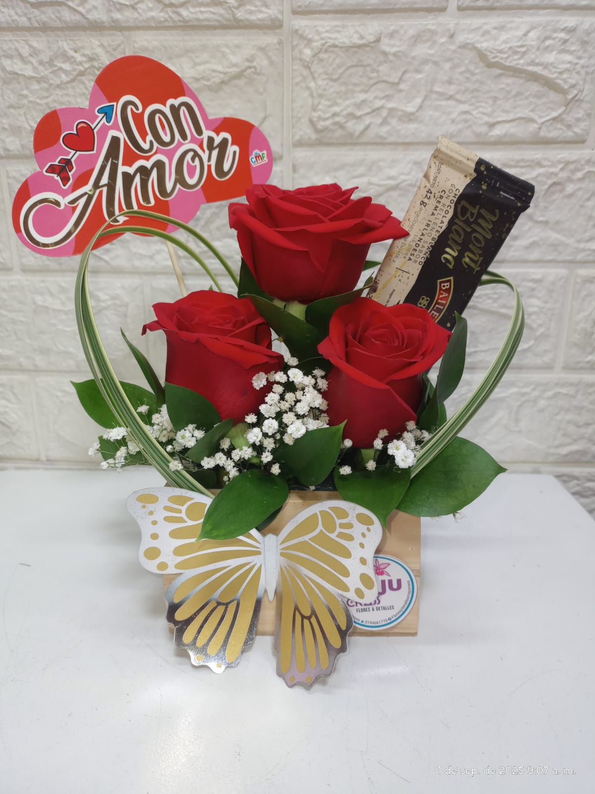 Rosas con amor