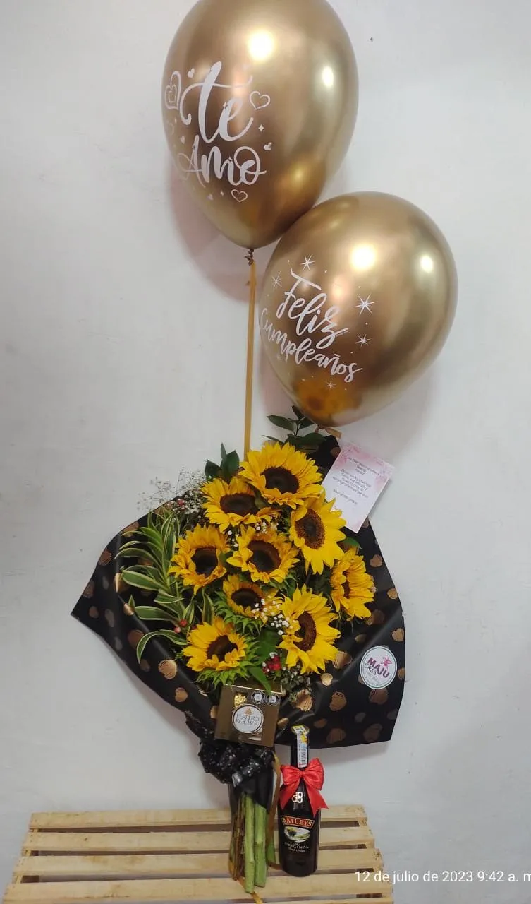 Ramillete de Girasoles love