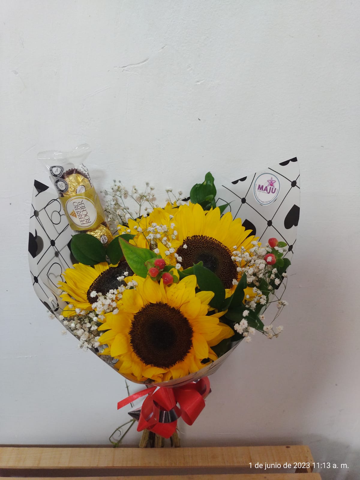 Ramo de Girasoles clasico