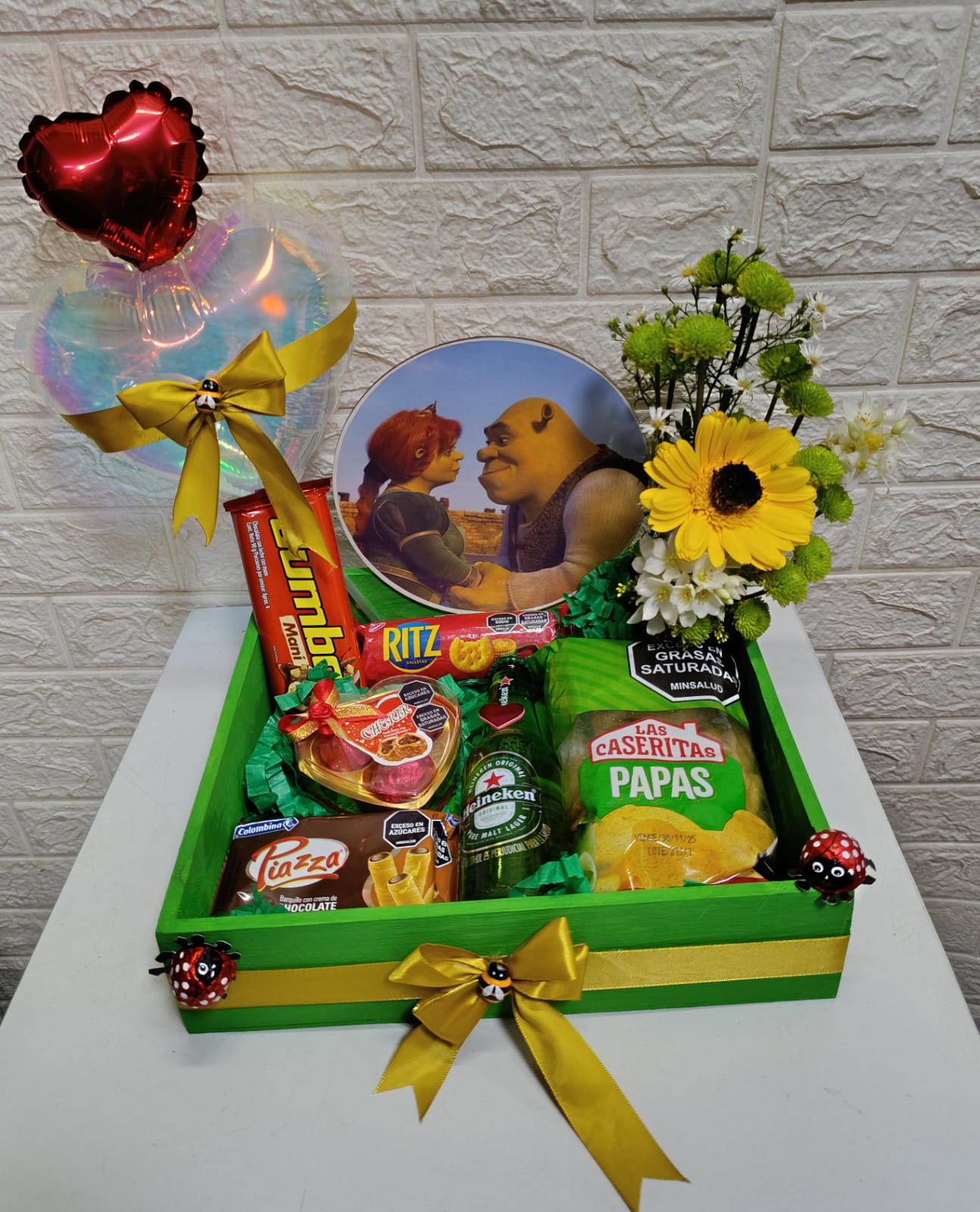 Caja de Regalo Shrek y Fiona Historia de amor
