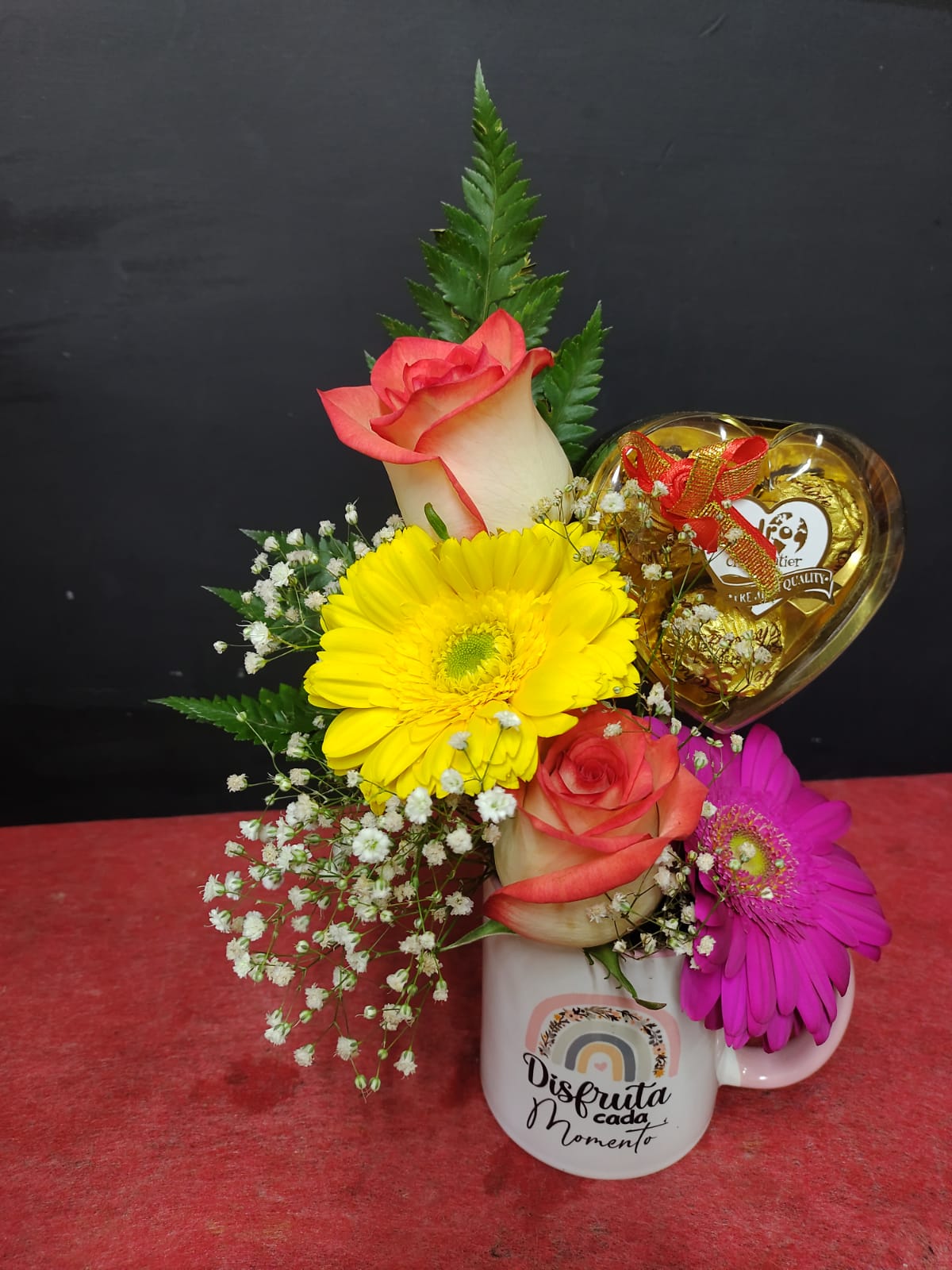 Taza Floral toda ocasion