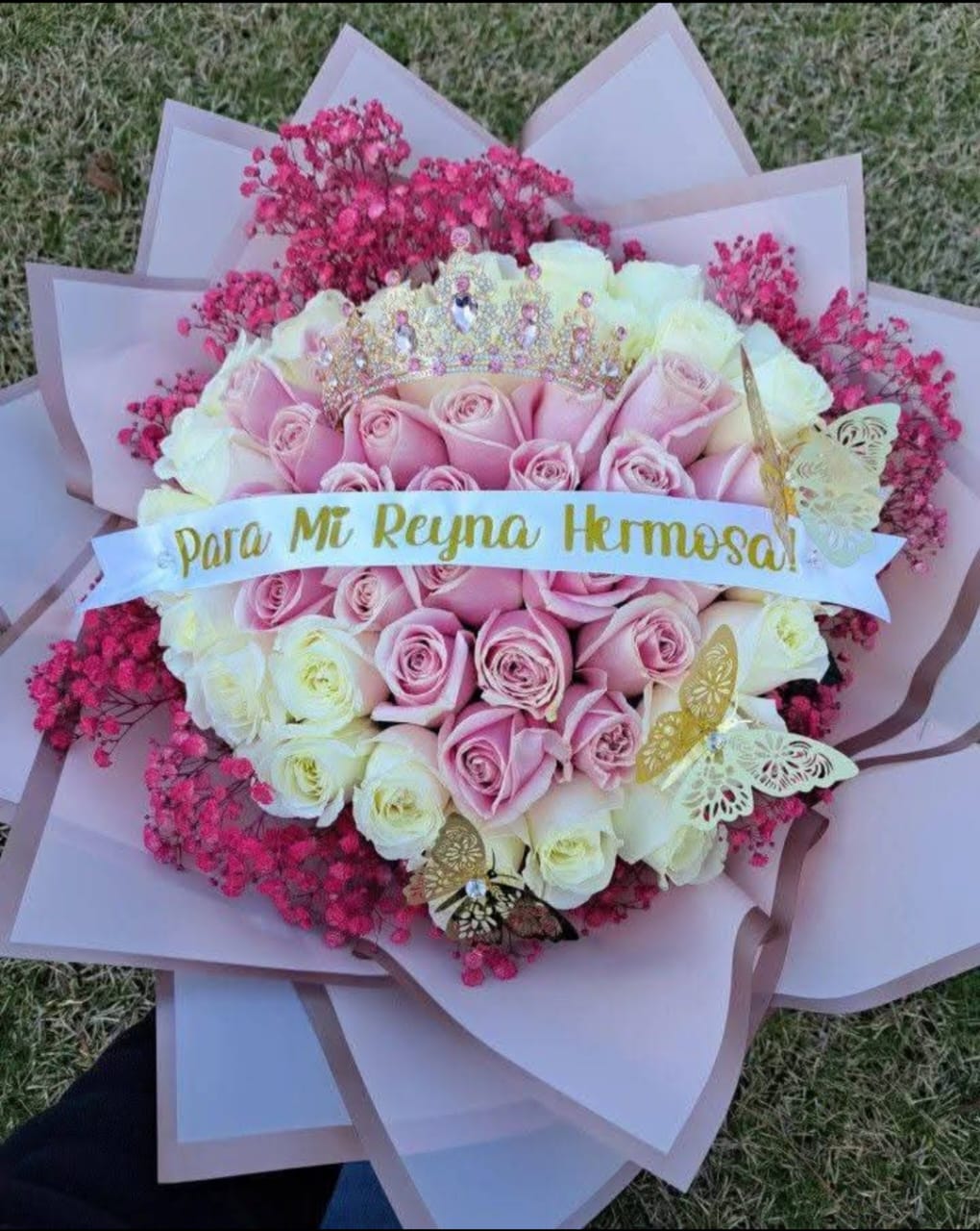 Ramo de Rosas mi reina hermosa