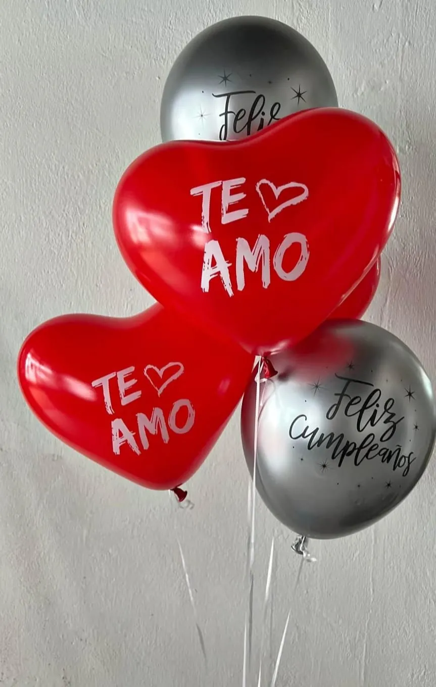 bouqueto de Globos Amor y Cumpleaños