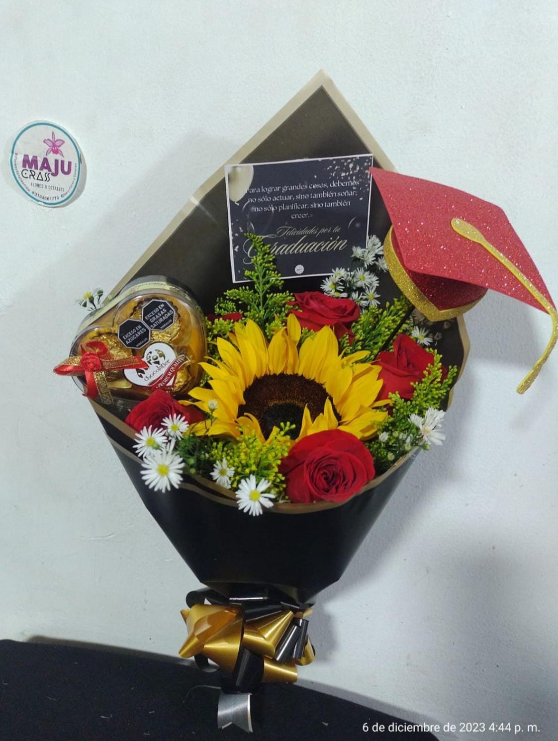 Bouquets de Graduación cono