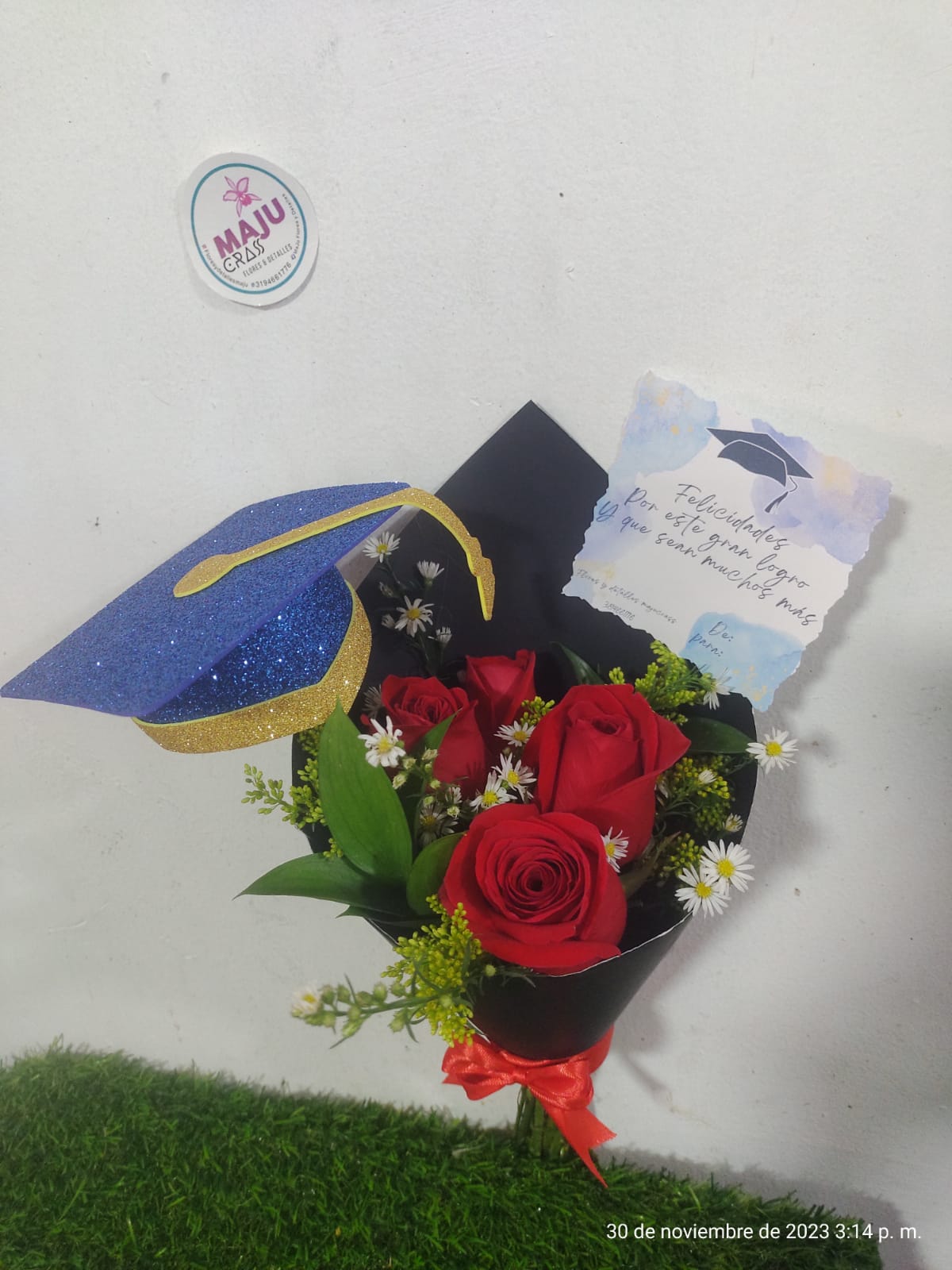Bouquets de Rosas de Graduación ideal