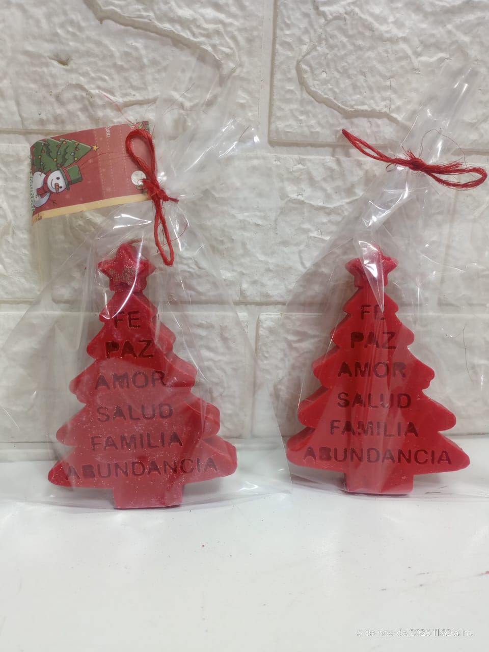 Adorno Navideño Árbol de Deseos velita