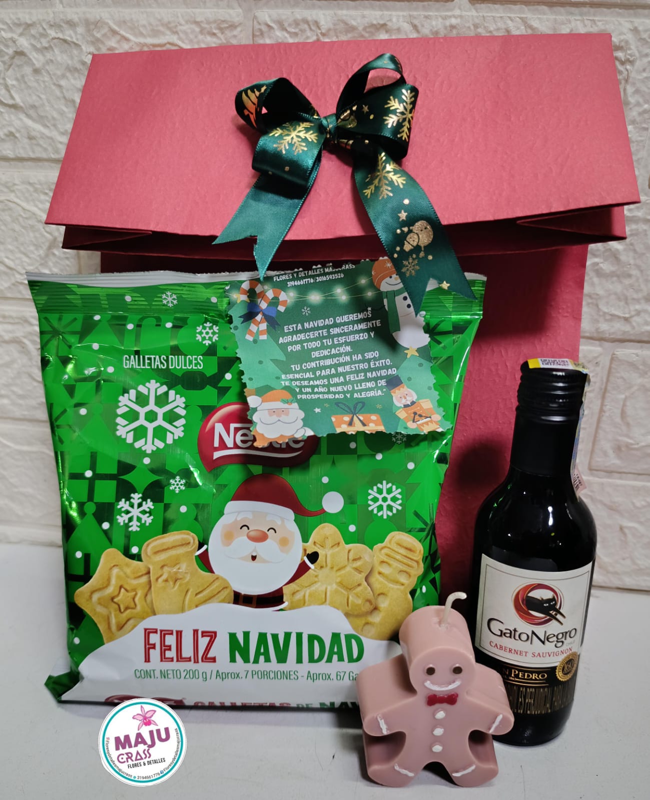 Empresarial navideña bolsa