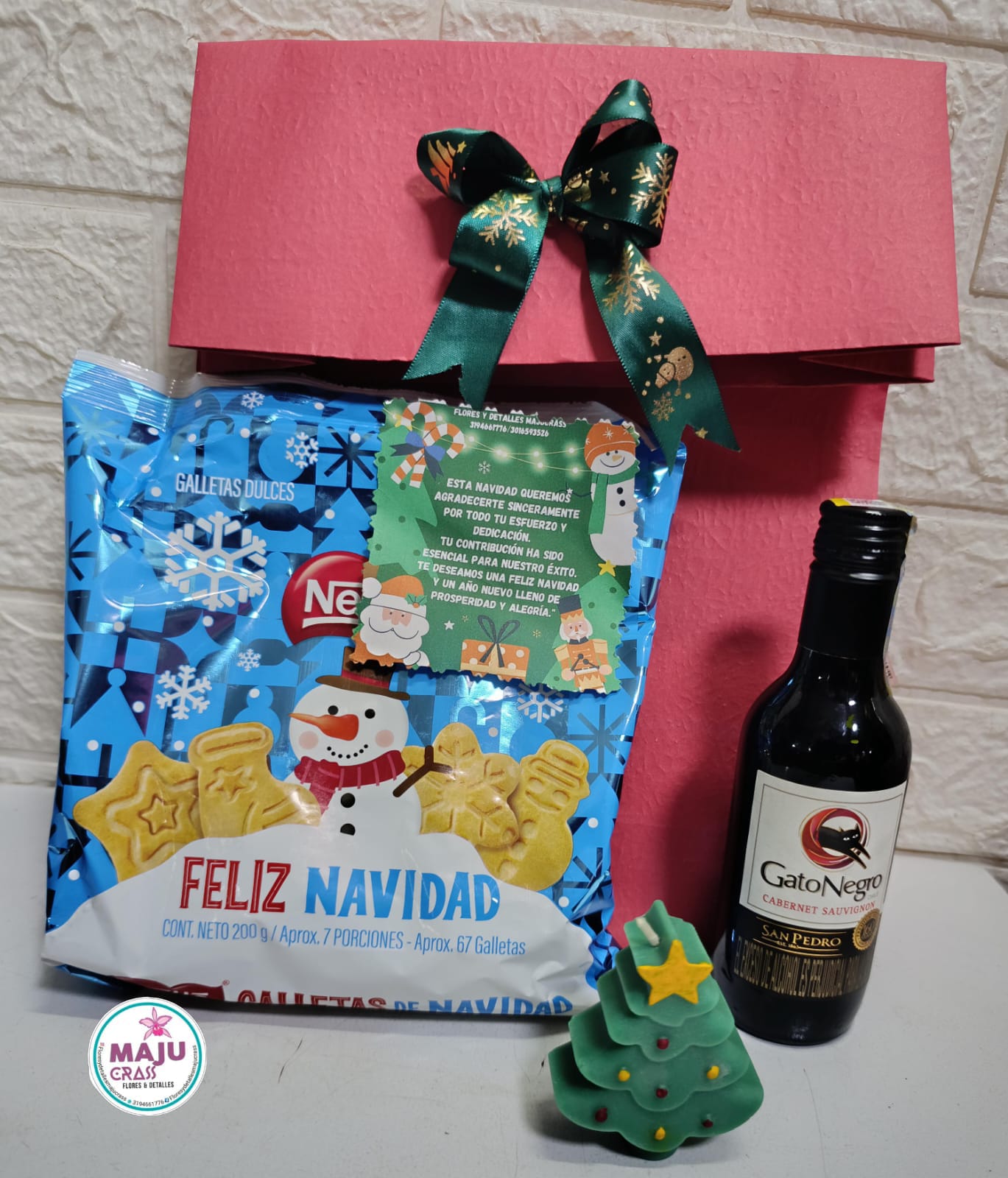 Empresarial navideña bolsa