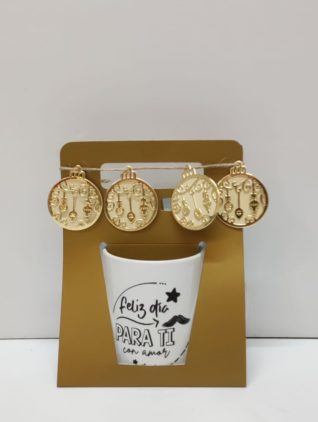 Set Taza FELIIZ NAVIDAD DECORATIVA