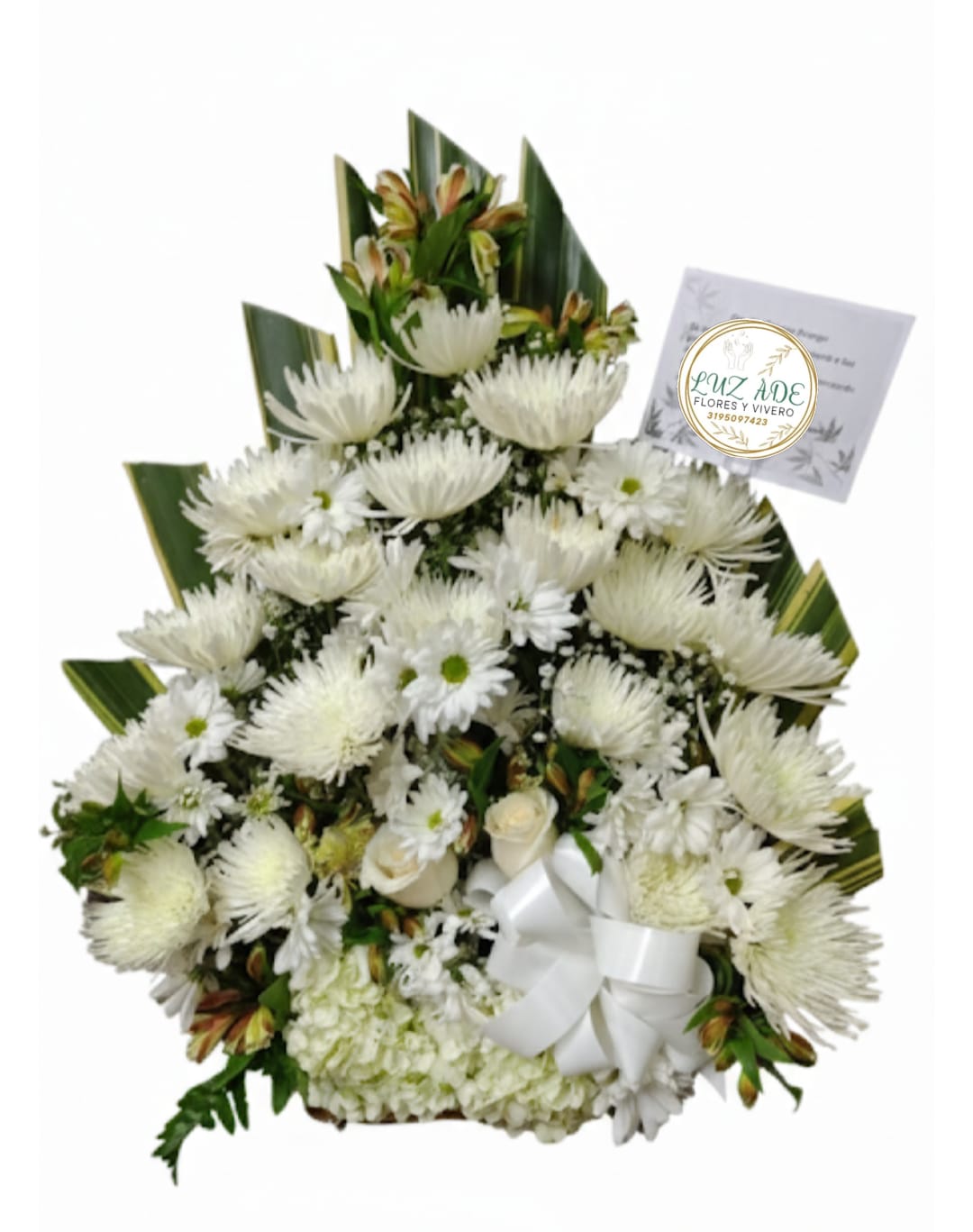 Arreglo Floral Blanco Elegante