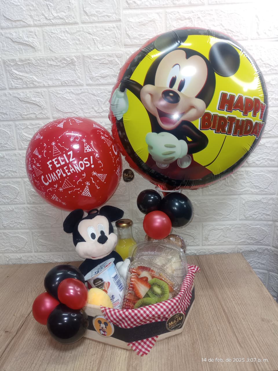 Regalo Cumpleaños Mickey Mouse