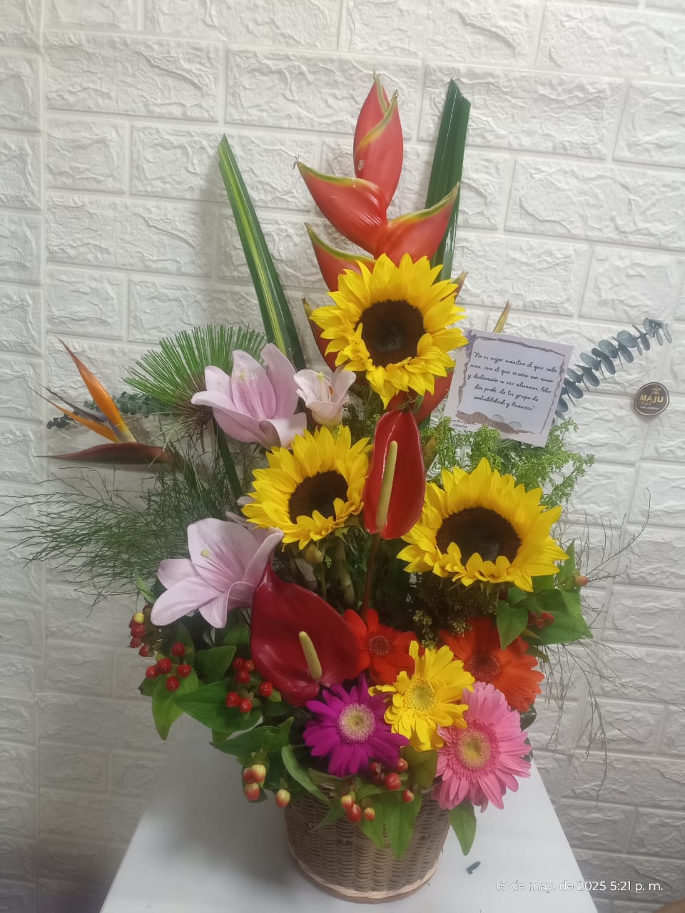 Cesto Floral Abundancia 