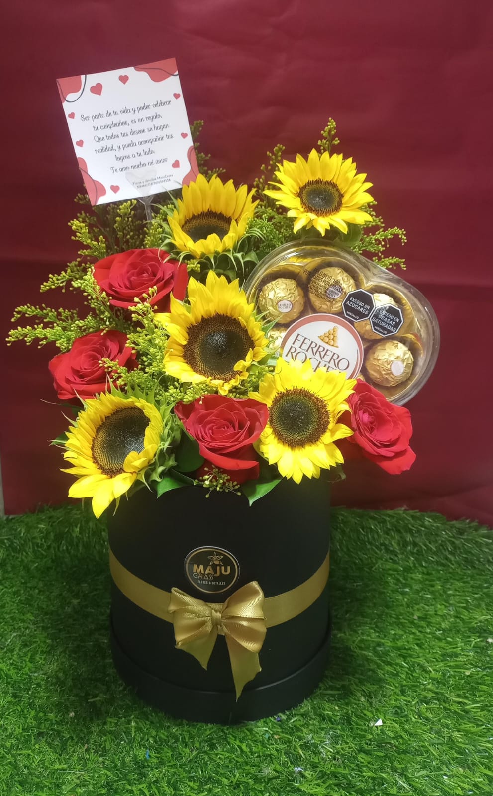 Cilindro alegre Rosas