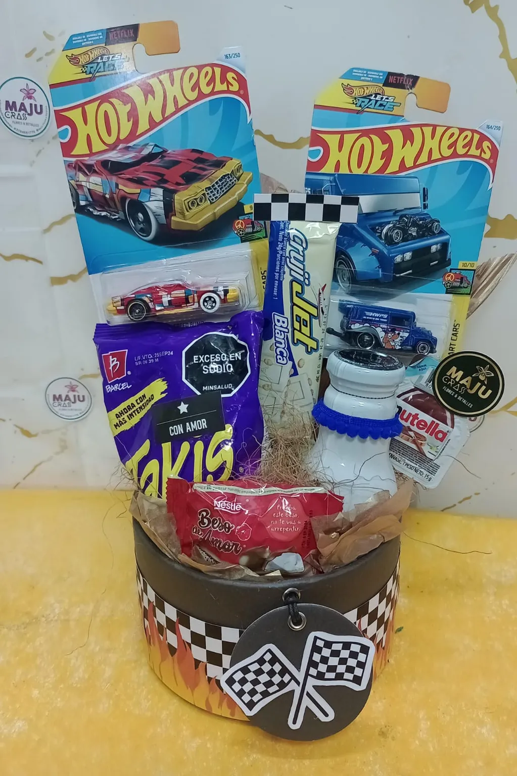 Cesta de Regalo Hot Wheels