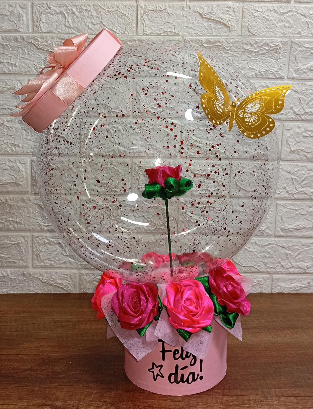 Globito eterno "Feliz Día"