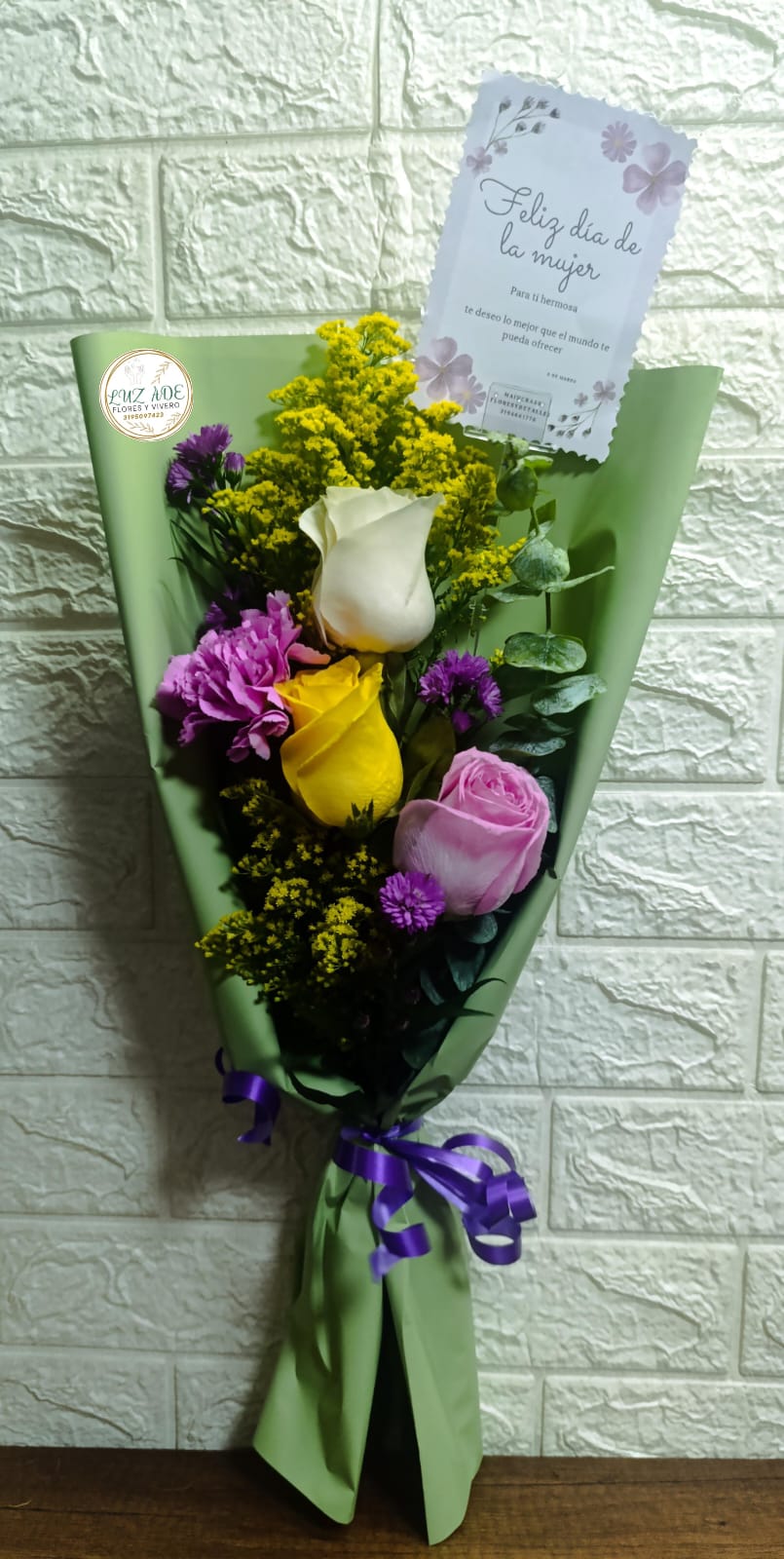 ramillete multicor la Mujer