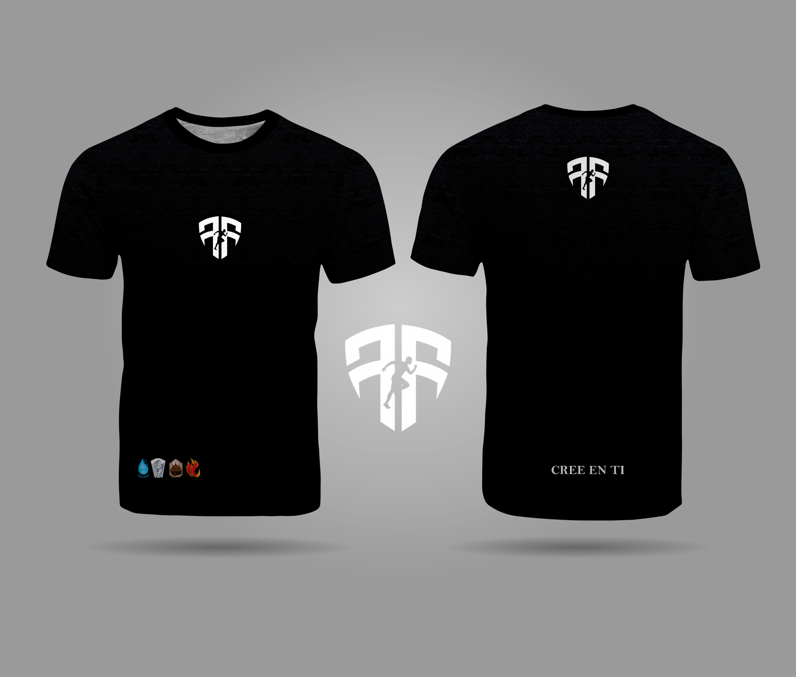 Camiseta Deportiva 'Cree en Ti' con Diseño Elemental