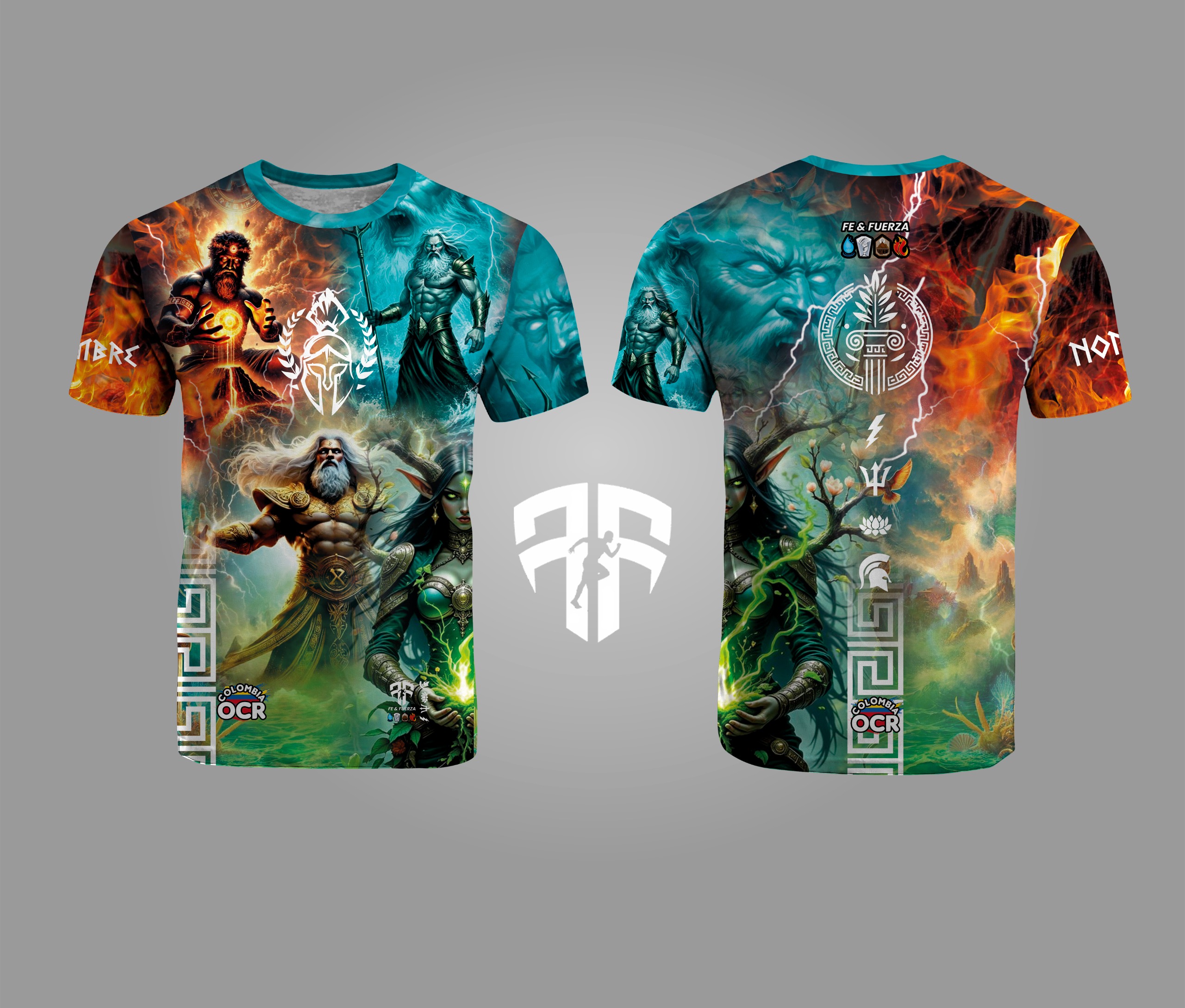 Camiseta Dioses Elementales 