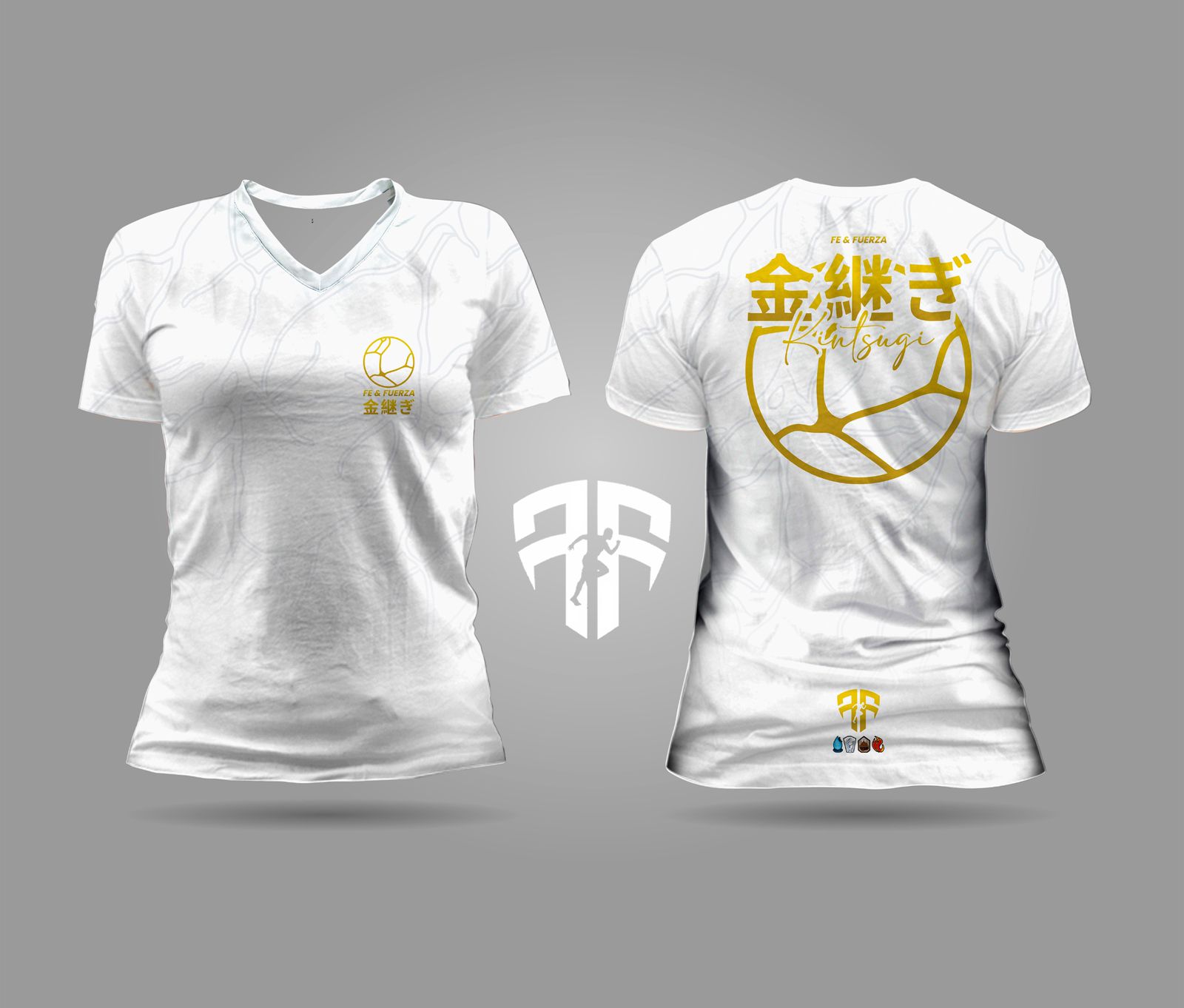 Camiseta Deportiva Kintsugi Blanca